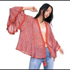 Free People Lola Kimono Top